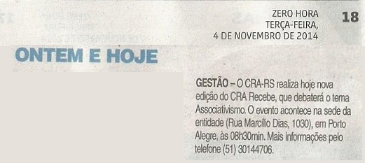 CRA Recebe - Associativismo e Posse da ADM-RS 